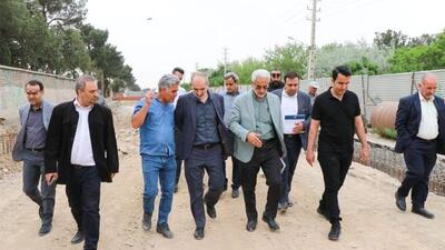 بازدید و بررسی روند عملیات عمرانی تقاطع غیرهمسطح امام علی (ع)