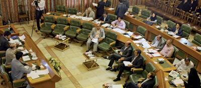 حضور فرماندار تهران در صحن شورای شهر