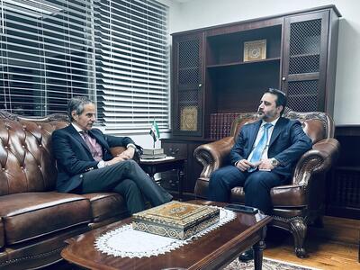 دیدار گروسی با وزیر خارجه موقت سوریه