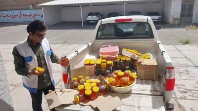 کشف و ضبط ۲۰۰ هزار گرم عسل تقلبی در کاشمر