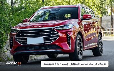 نوسان در بازار شاسی بلندهای چینی - ۸ اردیبهشت