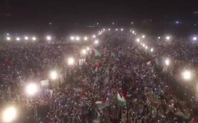 فیلم/ اجتماع میلیونی حامیان فلسطین در پاکستان