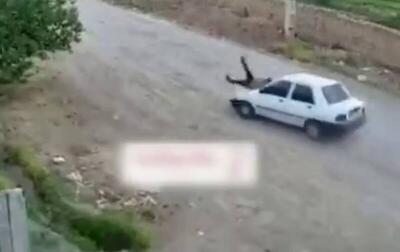 فیلم/ کودکی که با پراید به کودکی دیگر زد