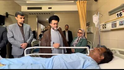 عیادت رئیس کل‌ دادگستری فارس از مصدومین حادثه بندرعباس