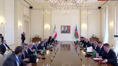 پزشکیان: قره‌باغ قسمت جدانشدنی از خاک آذربایجان است/علی اف:  بر توسعه مناسبات ایران و آذربایجان در تمام بخش‌ها تأکید کردیم