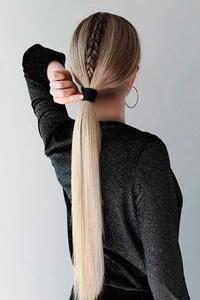 نحوه صحیح بستن دم اسبی با کش مو + فیلم - سبک ایده آل