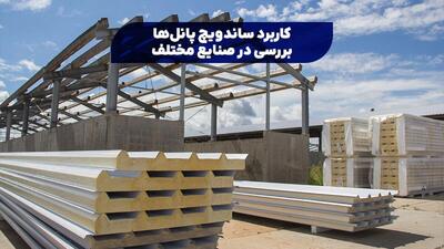 کاربرد ساندویچ پانل‌ها + بررسی در صنایع مختلف