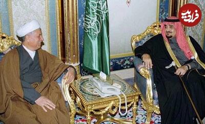 عکس/ دیدار صمیمی هاشمی رفسنجانی ۲۸ سال پیش با ملک فهد، پادشاه عربستان | اقتصاد24