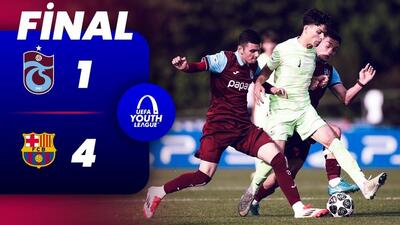 خلاصه بازی بارسلونا 4-1 ترابزون اسپور (فینال جوانان قهرمانی اروپا)