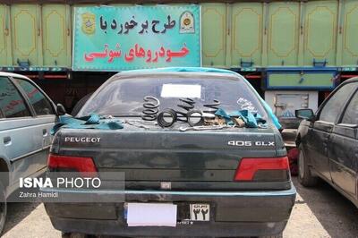 توقیف ۶ خودروی شوتی با ۸ میلیارد تومان کالای قاچاق در البرز