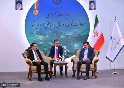 گفت وگوهای اقتصادی و مرزی حسین زاده معاون رییس‌جمهور با استاندار اربیل اقلیم کردستان عراق