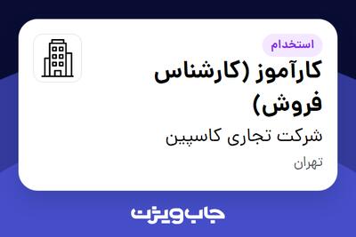 استخدام کارآموز (کارشناس فروش) در شرکت تجاری کاسپین