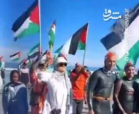 تصاویری از تظاهرات جمعی از حامیان فلسطین در در کیپ‌تاون