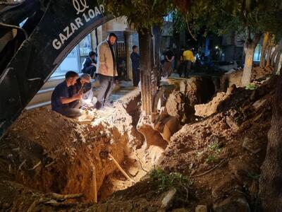 رفع بیش از ۱۱۷۳ حادثه آب و فاضلاب درمنطقه یک کرمانشاه طی فروردین ماه