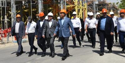 مدیران عامل فرابورس، سرمایه‌گذاری سپهر صادرات و انرژی سپهر از پتروشیمی سبلان بازدید کردند