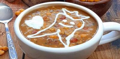 طرز تهیه آش دندونی به روشی آسان