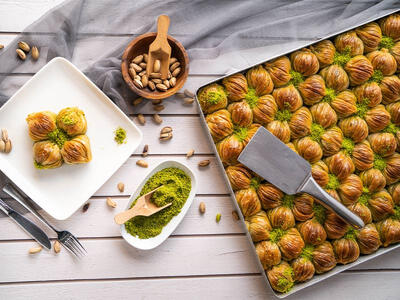 آموزش پخت باقلوای خونگی سه سوته در منزل+فیلم - سبک ایده آل