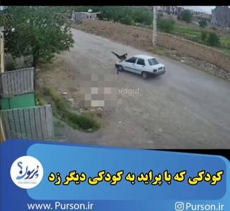 فاجعه در یک نگاه؛: کودکی که کودک دیگر را زیر گرفت!