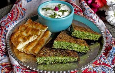 کوکوی شنگ؛ غذای سبز و خوشمزه بهاری طرز تهیه آسان برای یک وعده سبک و خوش‌طعم