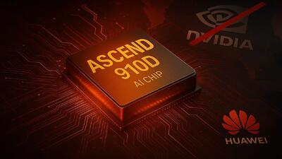 هواوی با تراشه جدید Ascend 910D خود انویدیا را به چالش می‌کشد