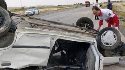 واژگونی پراید در خراسان شمالی منجر به فوت یک نفر شد