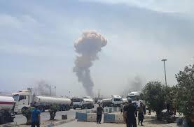 آخرین وضعیت بندر شهید رجایی؛ کانتیرها از داخل همچنان می‌سوزند