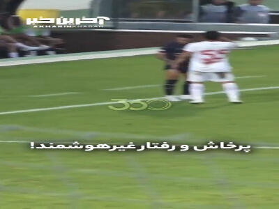 عصبانیت امیرمحمد هوشمند بعد از تعویض زودهنگام