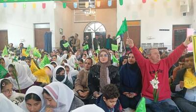 جشن وحدت شیعه‌و‌سنی و تکریم دختران در رضوانشهر برگزار شد