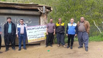 جهادگران دامپزشکی به یاری روستای شهینان شتافتند