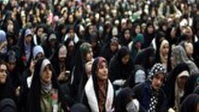 اجتماع بزرگ دختران دانشجو در حرم  حضرت معصومه (س)