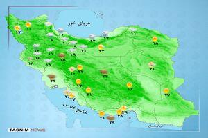 هوای استان ها امروز 10 اردیبهشت | رگبار و باد شدید تا شنبه در ۵ استان