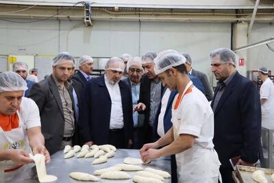 بازدید از واحد‌های صنعتی تولید آرد و نان در راستای اجرای طرح پدافند غیرعامل در قزوین