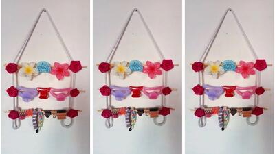 ایده خلاقانه برای ساخت گیره مو DIY در کنار اتاق!