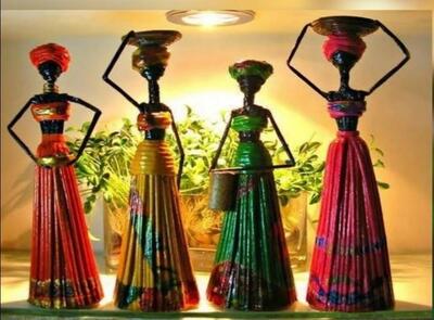 ایده دکوراسیون خانه / آموزش ساخت عروسک های فانتزی با کاغذ باطله