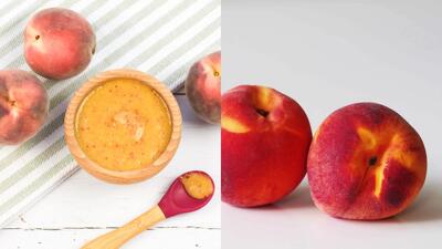 از چند ماهگی می توان به نوزاد هلو داد؟