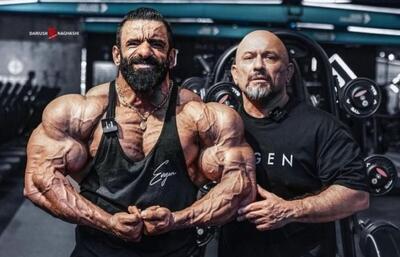 عکس جدید از عضلات آماده هادی چوپان 300 هزار لایک خورد!