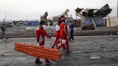 آغاز جستجو برای یافتن مفقودان حادثه انفجار بندرعباس