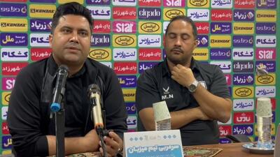 واکنش اخباری سرمربی چادرملو به بازگشت یک امتیاز کسر شده از تیمش