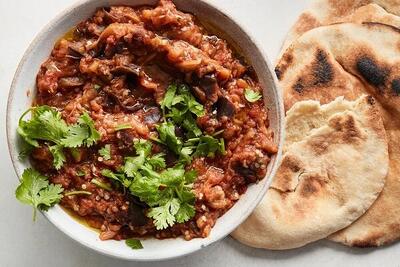 آموزش آشپزی / طرز تهیه  زعلوک  خوراک بادمجان مراکشی