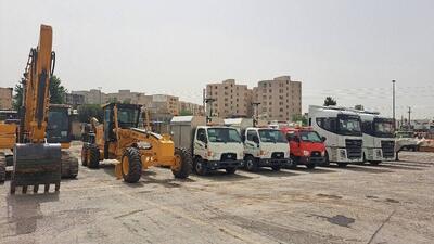 تقویت ناوگان راهداری ایلام با ورود ۱۰ دستگاه ماشین‌آلات جدید