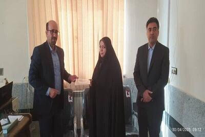 «مهدیه حیدری» سرپرست اداره کار دلفان شد