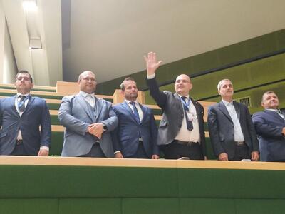 حضور جمعی از نمایندگان عراق و بلغارستان در مجلس