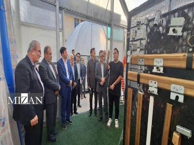 قائم مقام معاونت اجتماعی و پیشگیری از وقوع جرم قوه قضاییه از شرکت تولیدی ورق‌های پلیمری جی لیان جی بوشهر بازدید کرد