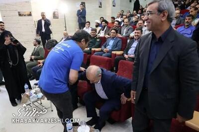 ماچ و بغل تاج و خداداد را ببینید/ تصاویر