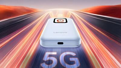 مودم 5G لنوو از راه رسید؛ اینترنت پرسرعت جیبی با نمایشگر لمسی
