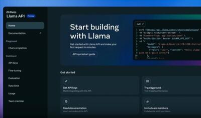 متا از API جدید Llama با سرعت بی‌سابقه پردازش رونمایی کرد