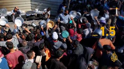 نگاهی به ۶۰ روز محاصره غزه و بحران قحطی فلسطینی‌ها + فیلم