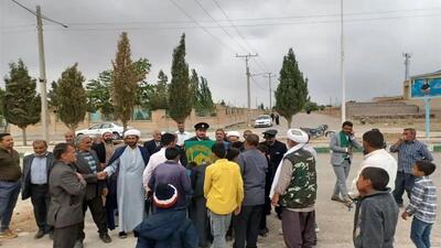 میزبانی شهرستان درمیان از کاروان زیر سایه خورشید