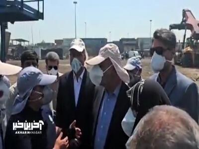 گزارش به وزیر کار درخصوص نحوه و نوع چیدمان کالاها در بنادر