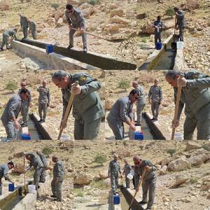 پاکسازی، ضدعفونی و آبگیری آبشخورهای حیات وحش در خائیز